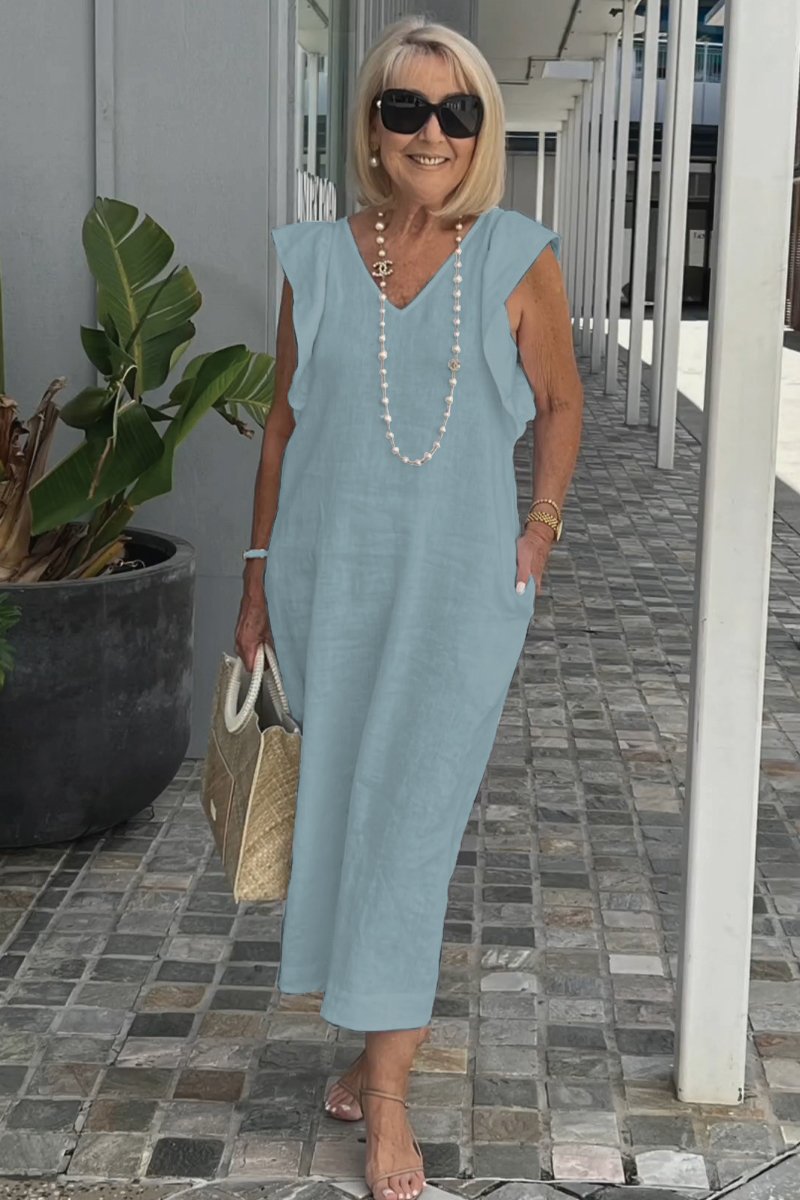 Levoire | Robe Élégante Et Confortable Pour Femme Bleu clair