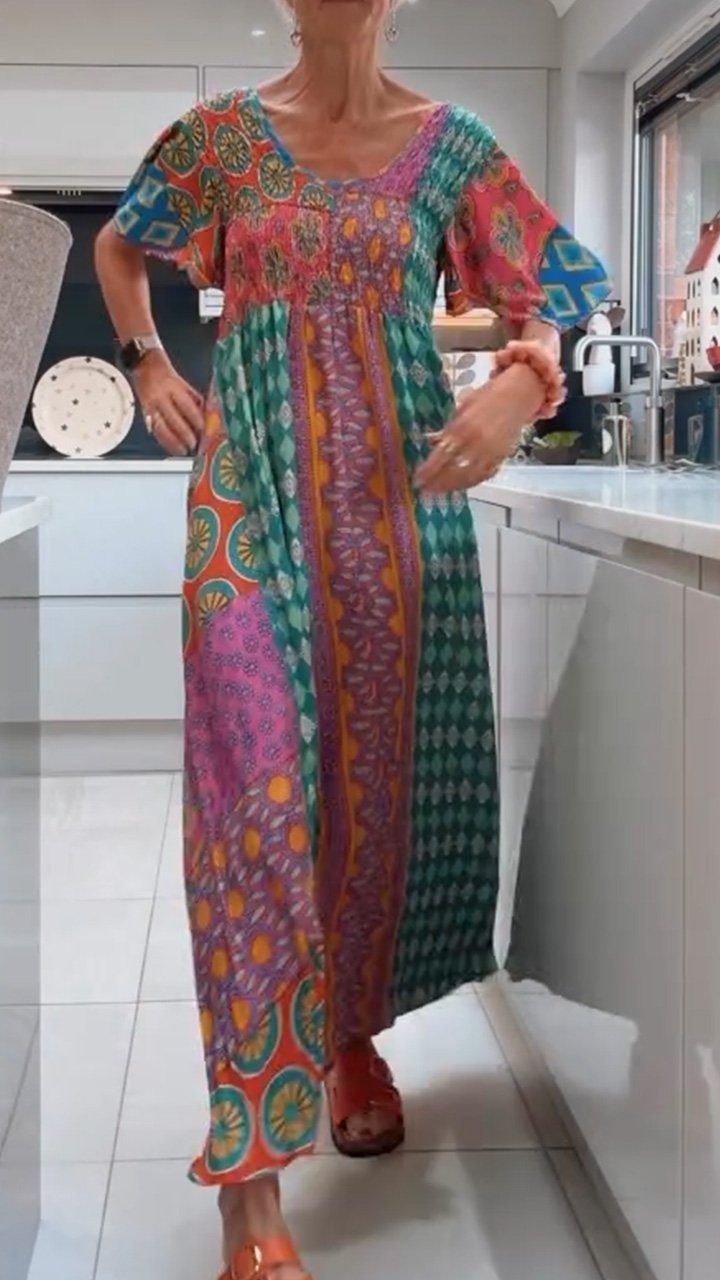 Levoire | Robe Paisley Vert