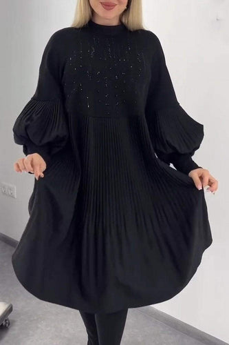 Levoire | Robe Plissée Avec Couverture Du Ventre
