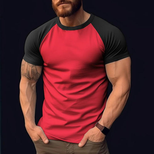 Levoire | T-Shirt De Printemps Décontracté En 2 Couleurs À Manches Courtes