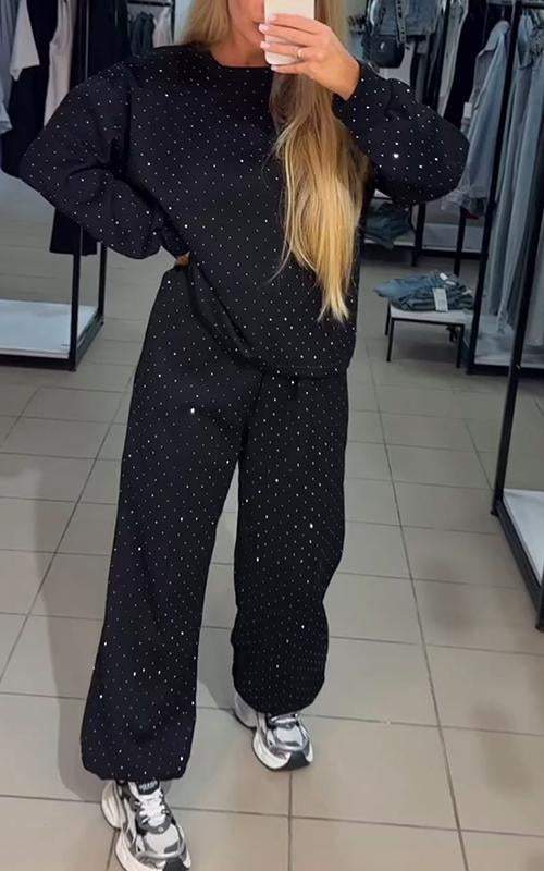 Levoire | Ensemble de diamants confortable et élégant Noir