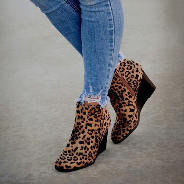 Levoire | Femmes Quotidien Talons Wedge Bottines