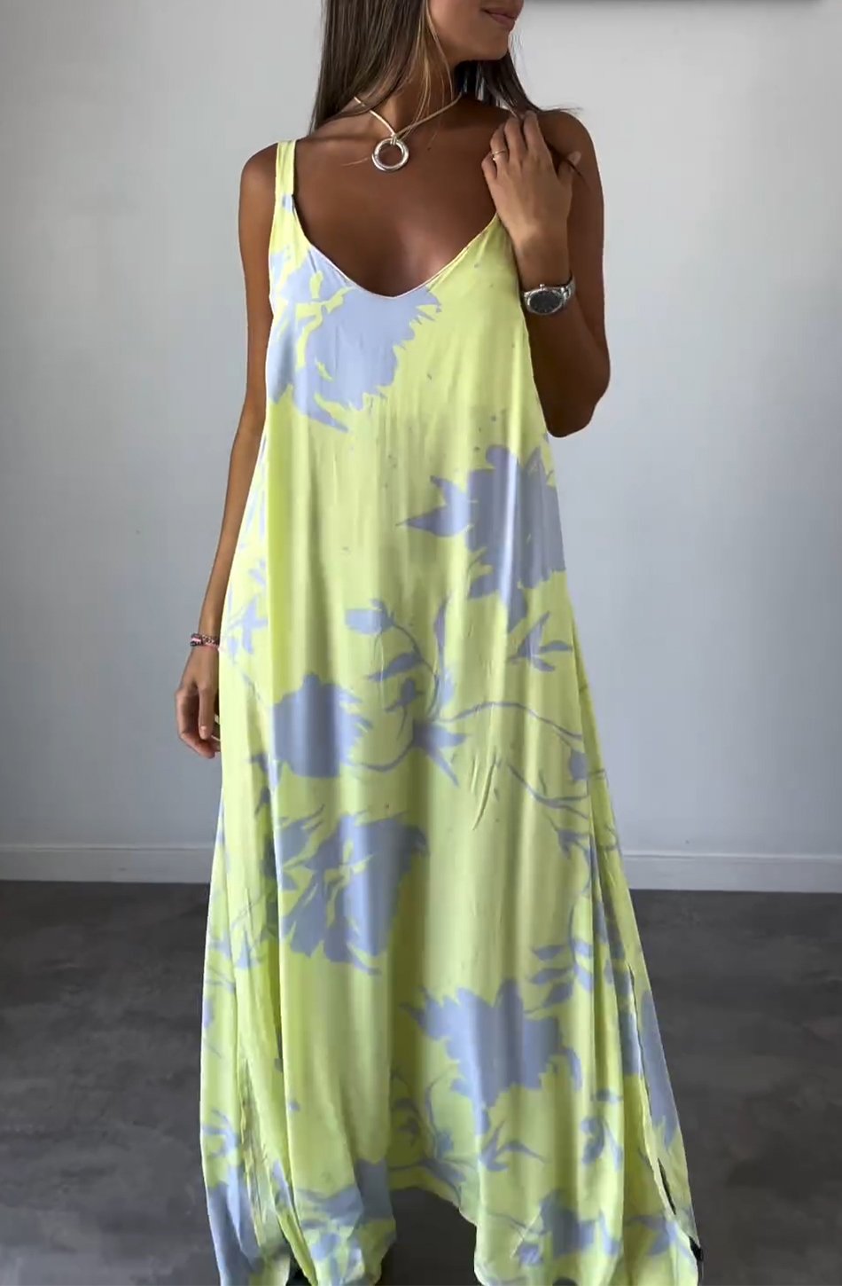 Levoire | Elégant et stylé robe Vert
