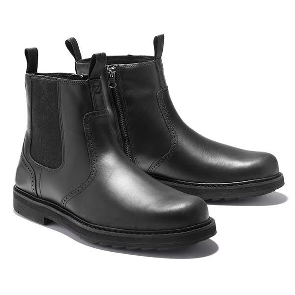 Levoire | Bottes Chelsea De Luxe Tendance Pour Hommes Noir