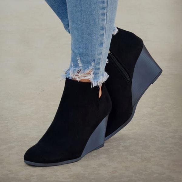 Levoire | Femmes Quotidien Talons Wedge Bottines