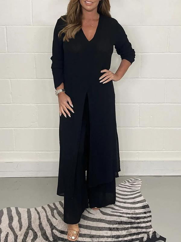 Levoire | Élégant Ensemble Long Noir