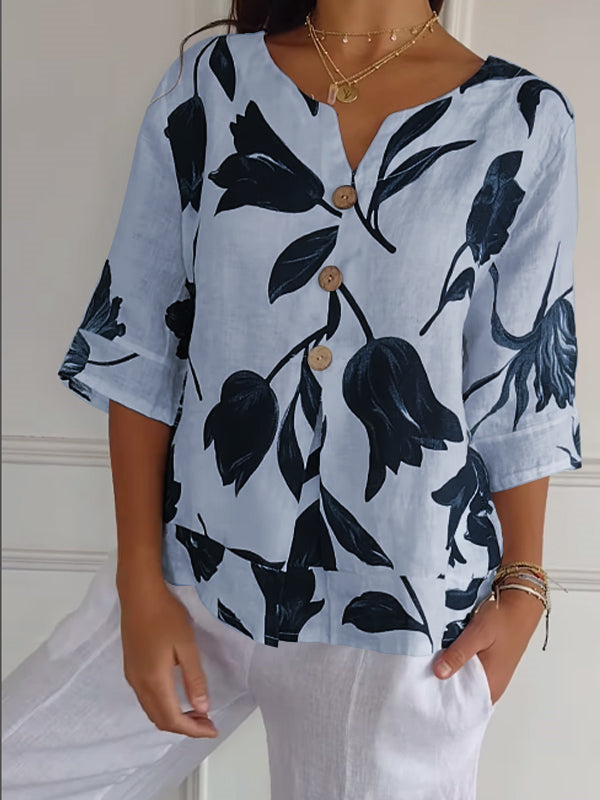 Levoire | Chemise De Loisirs Imprimée Bleu