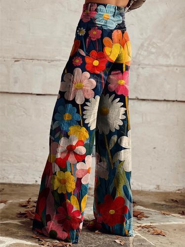 Levoire | Large Fleurs Pantalon