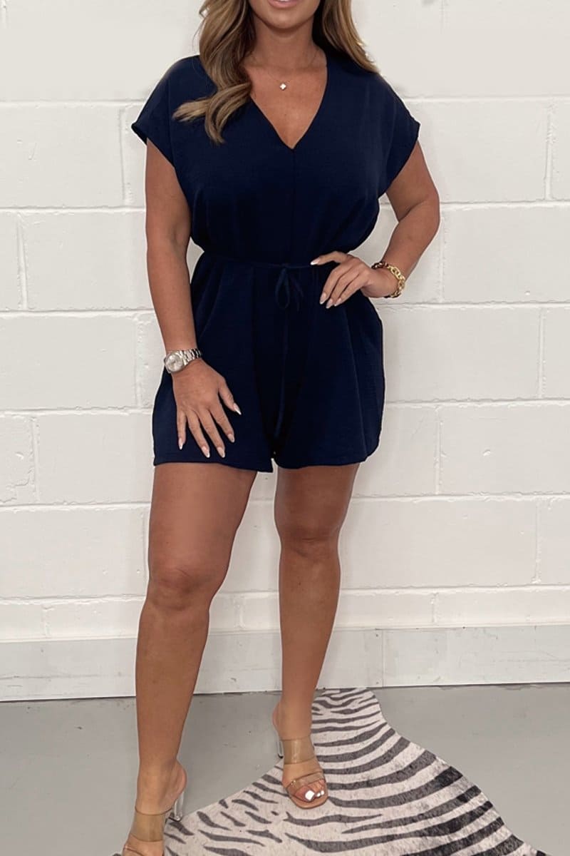 Levoire | Combinaison Courte Avec Décolleté En V