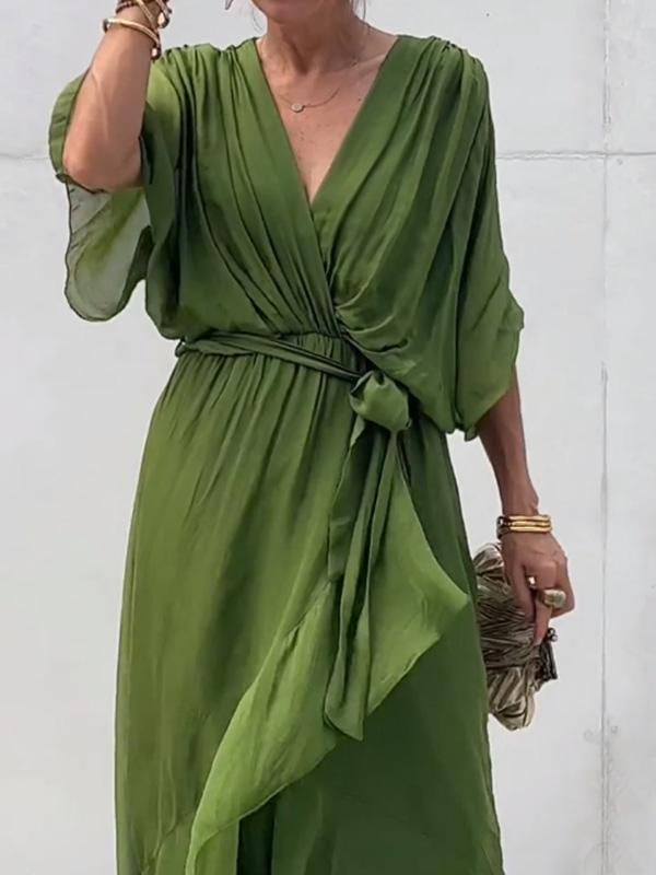 Levoire | Robe À Col V – Thyra