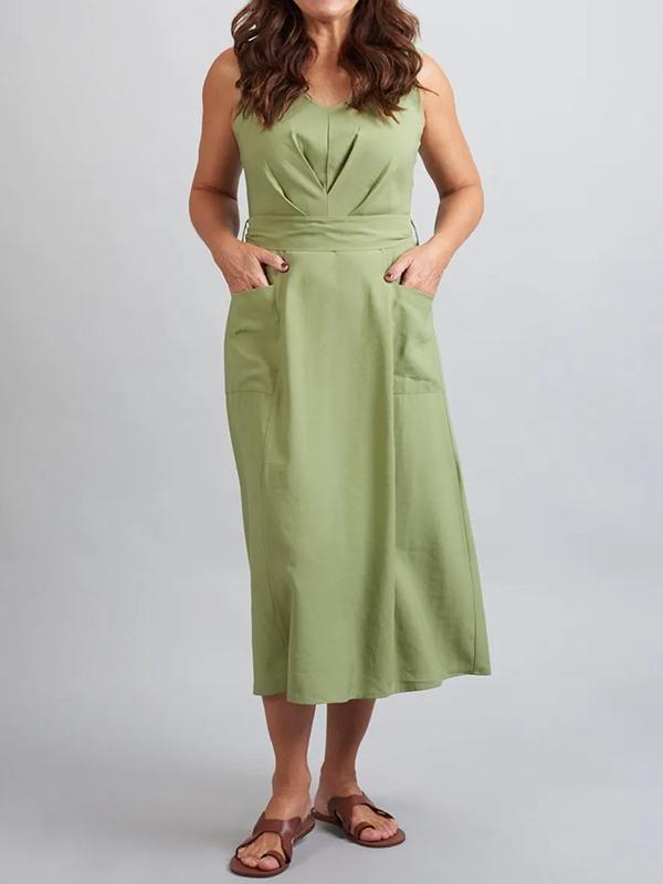 Levoire | Robe sans manches Vert