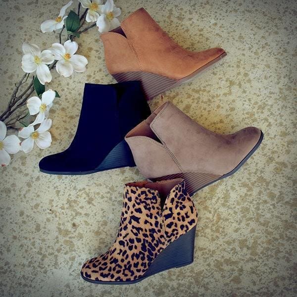 Levoire | Femmes Quotidien Talons Wedge Bottines