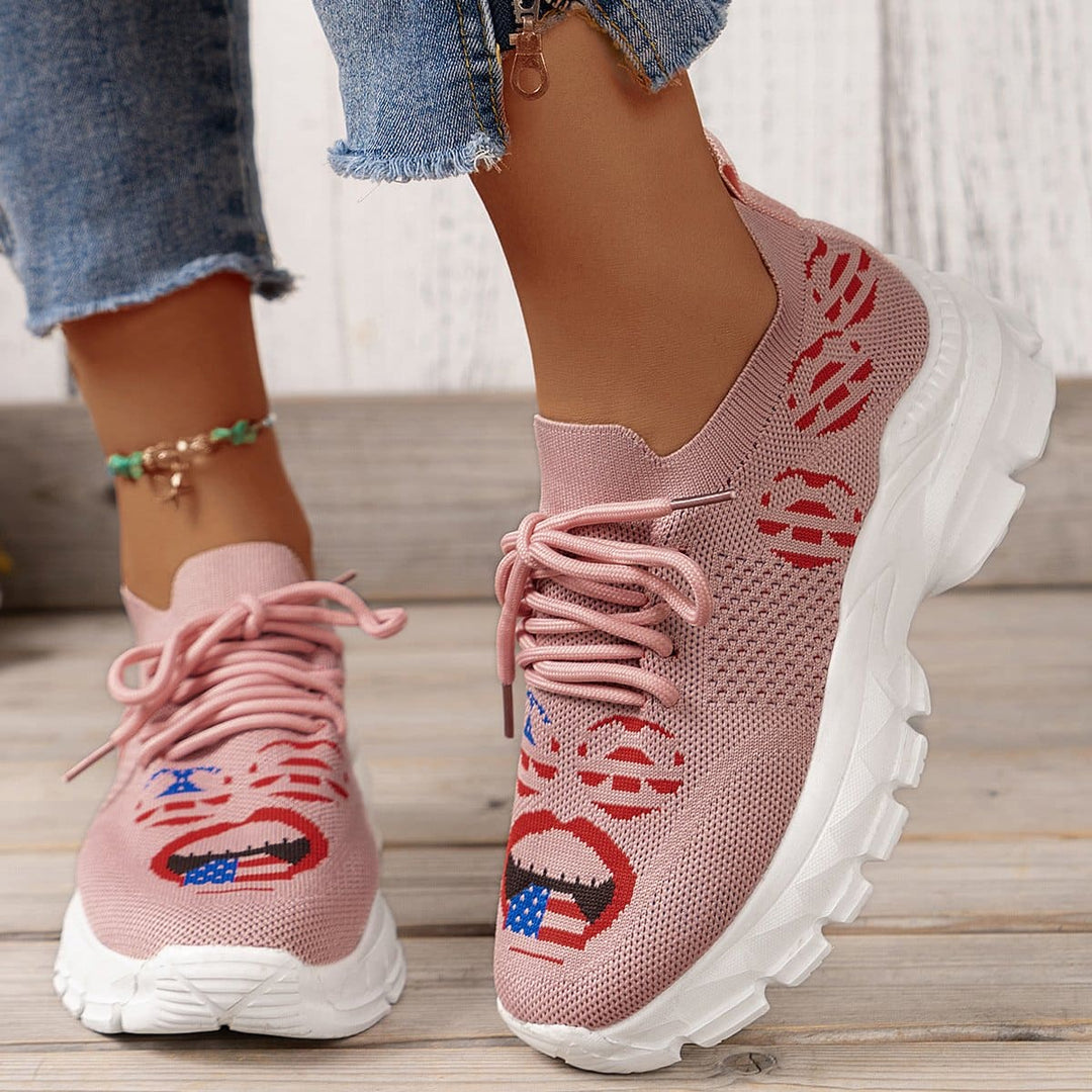 Levoire | Léger Respirant Fly Tissé Chaussures De Loisirs Rosa