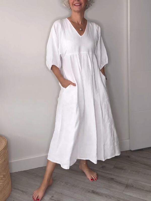 Levoire | Robe De Confort Classique Blanc (Presque épuisé)