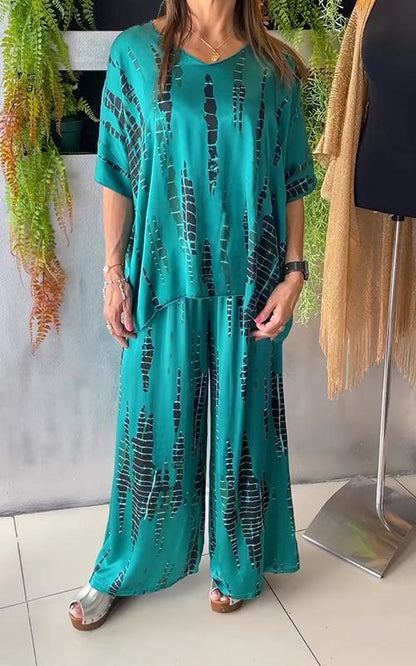 Levoire | Ensemble De Loisirs Deux Pièces Pour Femme Turquoise