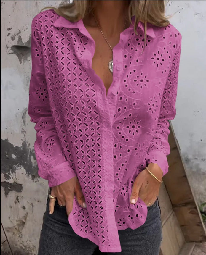 Levoire | Blouse Décontractée Pour Femmes Rosa