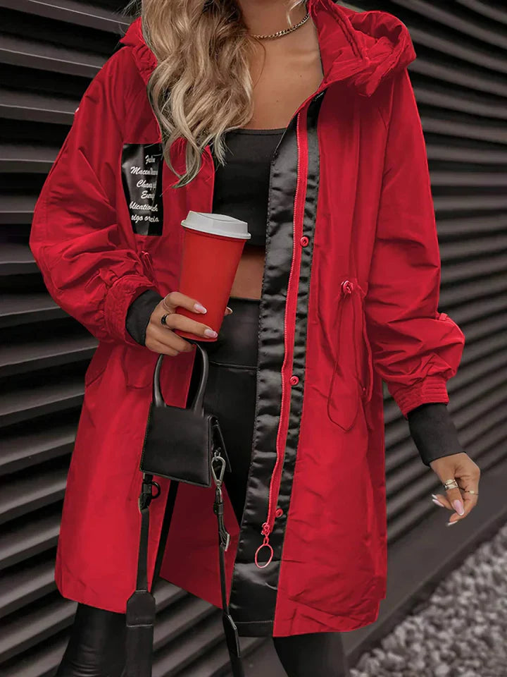 Levoire | Veste À Capuche Chic Rot