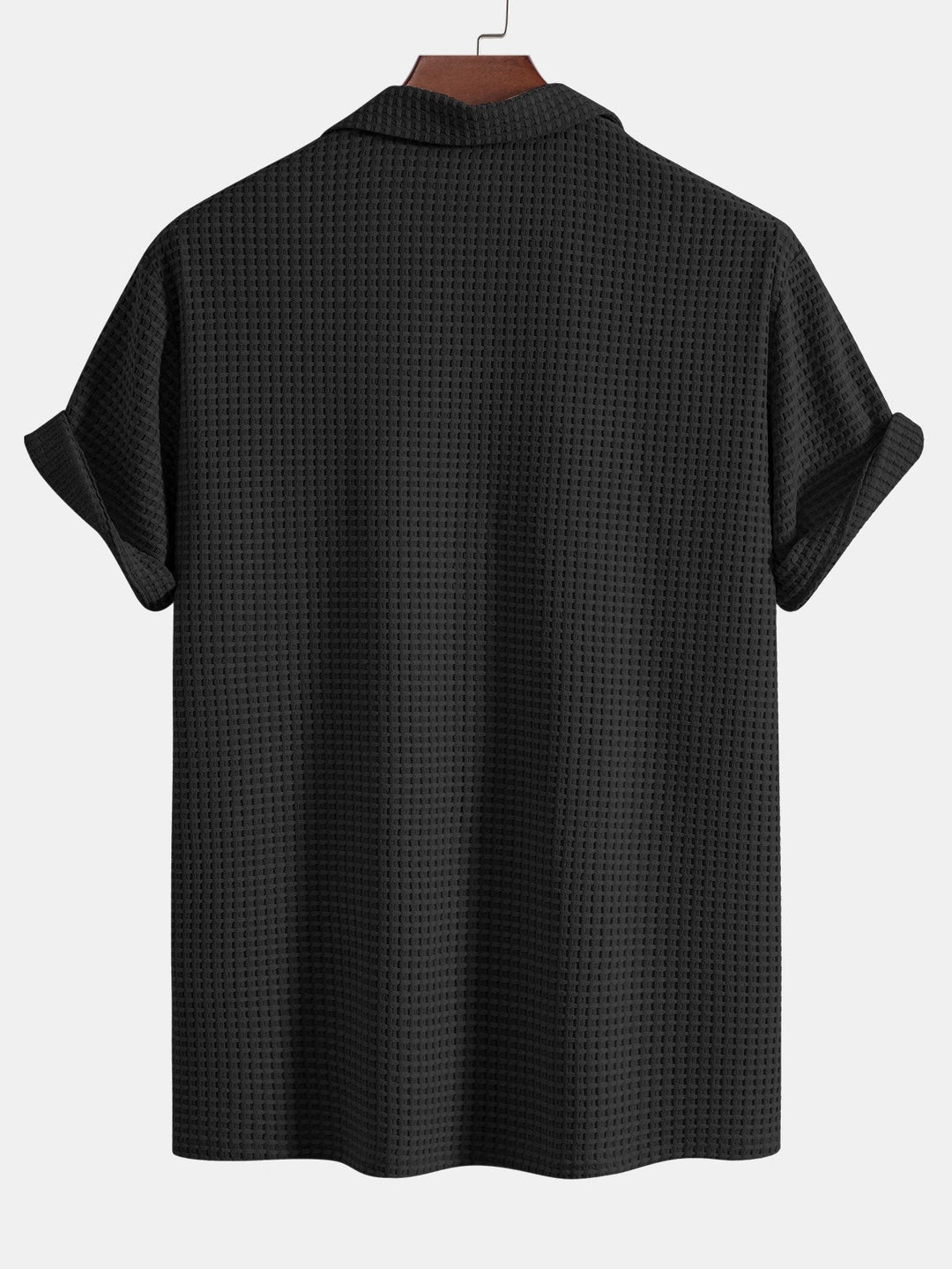 Levoire | Haut À Manches T-Shirt Waffle Cubain & Pantalons En Lin À Jambes Droites