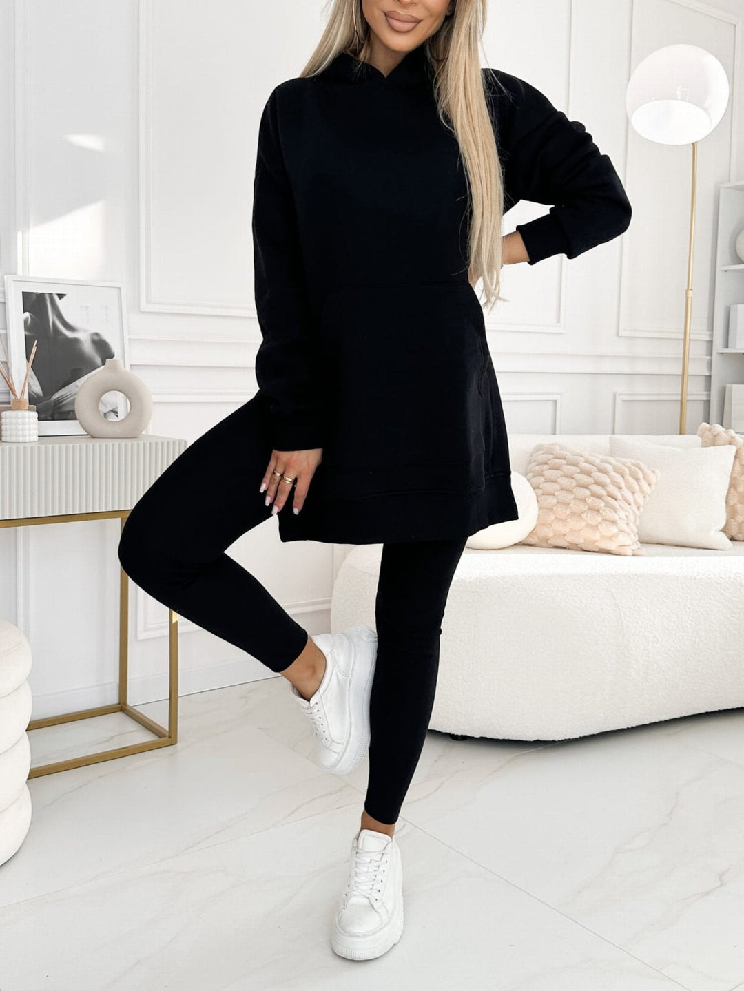 Levoire | Ensemble Sweat À Capuche Et Leggings Noir