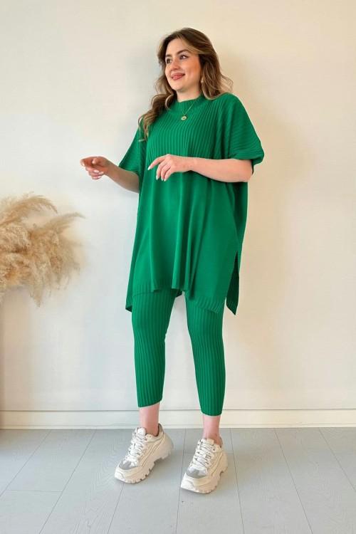 Levoire | T-Shirt À Encolure Ronde Et Pantalon Vert (Quasi épuisé)
