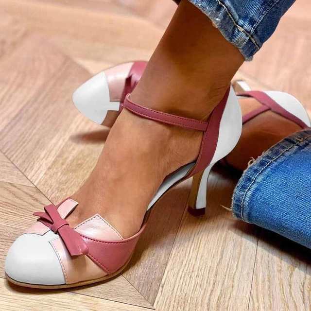 Levoire | Sandales Élégantes Avec Talon Blanc