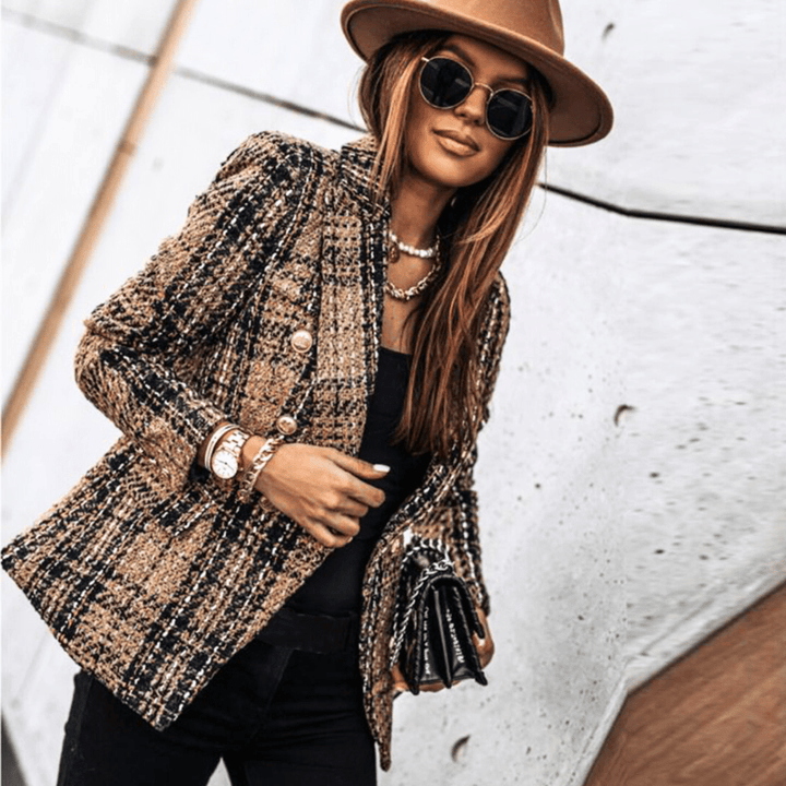 Levoire | Veste Femme Cardigan Chaud Confortable Auburn