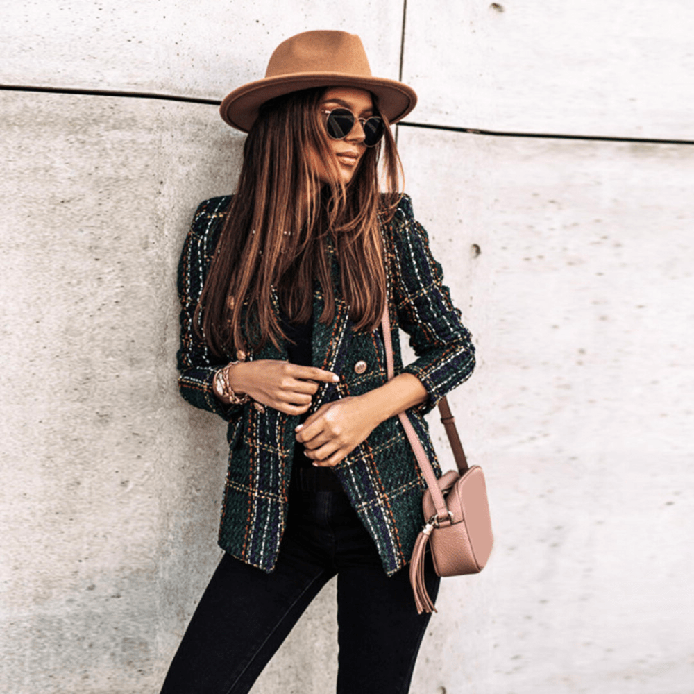 Levoire | Veste Femme Cardigan Chaud Confortable Vert