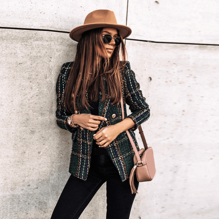 Levoire | Veste Femme Cardigan Chaud Confortable Vert