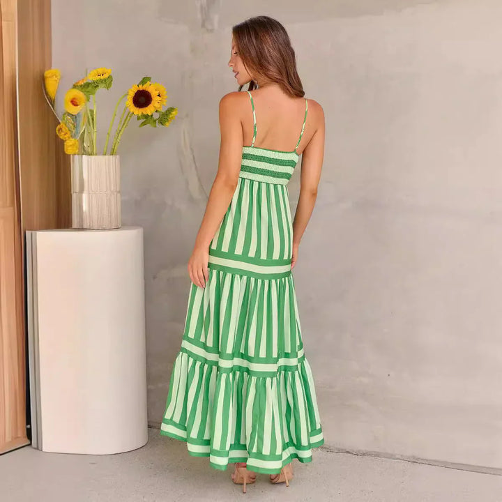 Levoire | Robe Maxi Rayée