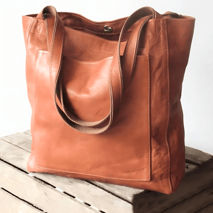Levoire | Sacs à main pour femmes style vintage en cuir, style vestimentaire décontracté Braun