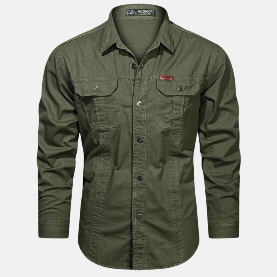Levoire | Chemise Cargo Premium Vert