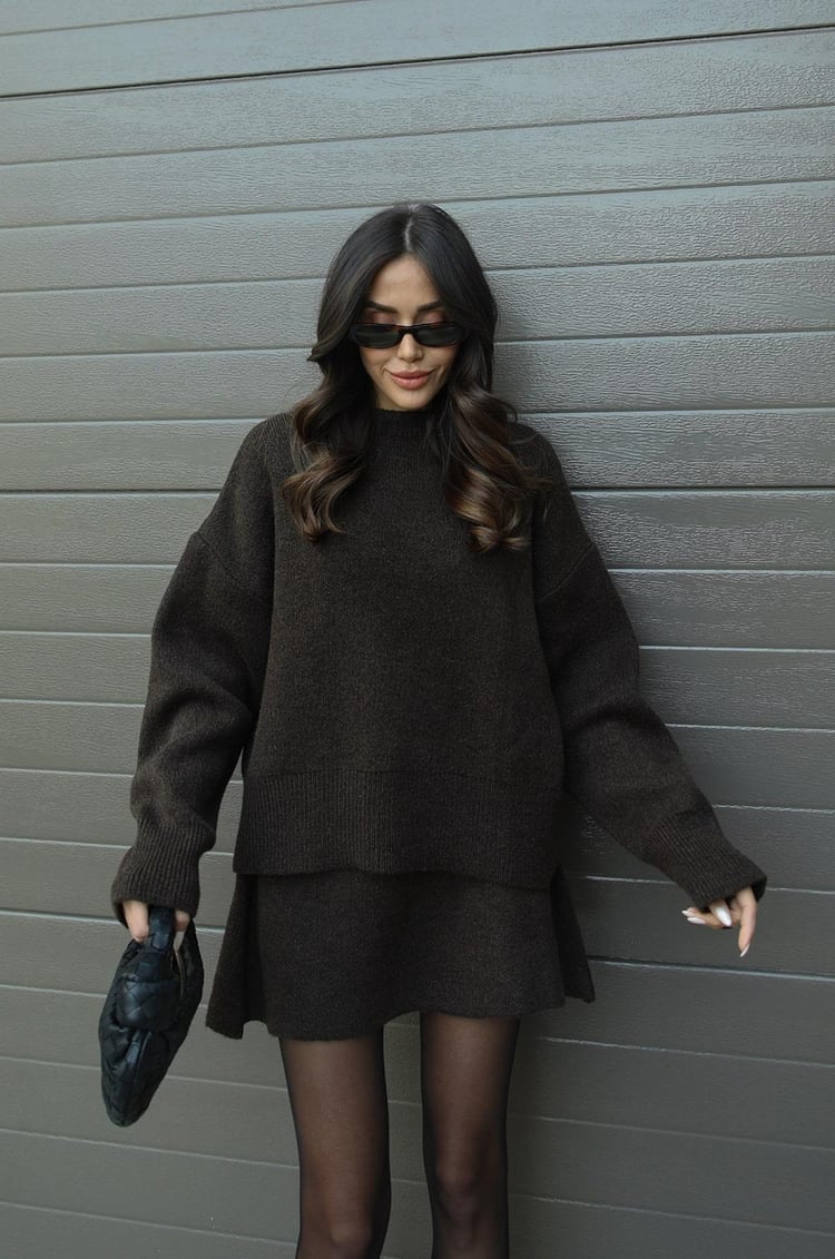 Levoire | Ensemble À La Mode Avec Un Style Tendance Noir