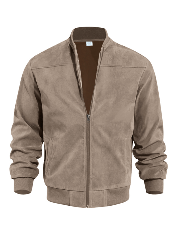 Levoire | Veste Bomber Daim Homme Braun