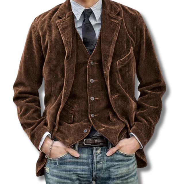 Levoire | Blazer & Gilet Braun