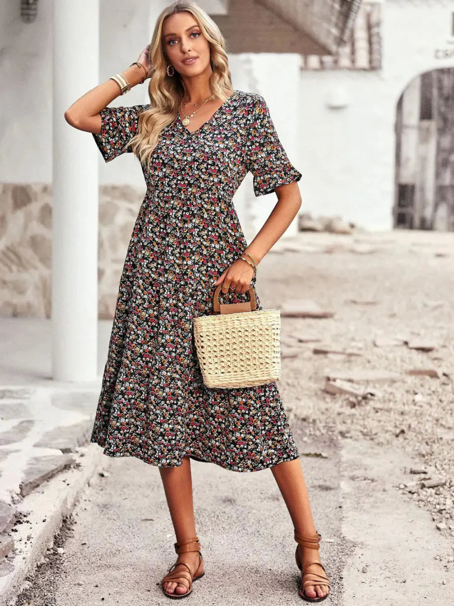 Levoire | Robe Midi Unique Imprimé