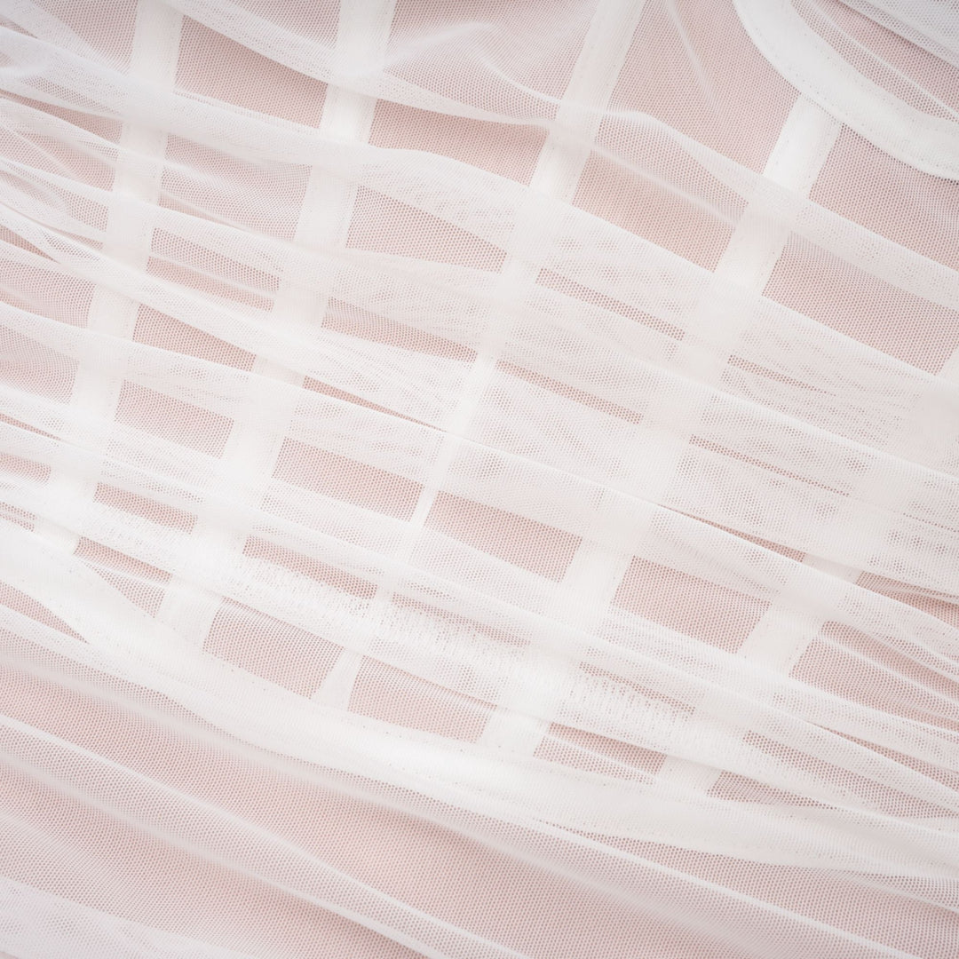 Levoire | Robe Midi En Mesh Blanche