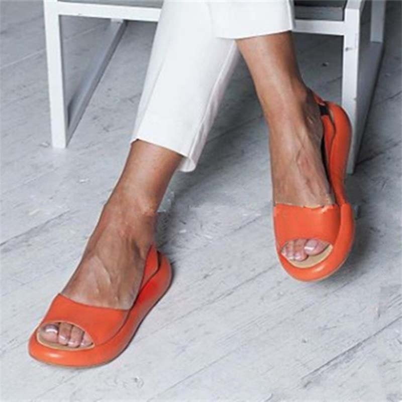 Levoire | Chic Sandales À Talons Ouverts Slingback Pour Femmes Orange