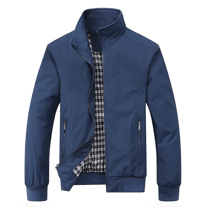 Levoire | Veste Bombers Homme Pour Tenues Décontractées Idéale Pour Printemps & Automne Marine