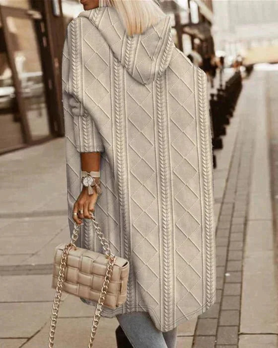 Levoire | Cardigan Long Avec Capuchon