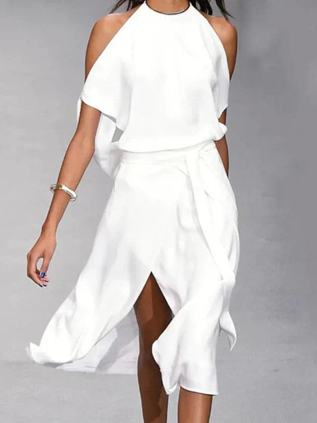 Levoire | Superbe Robe À Épaules Nues Blanc
