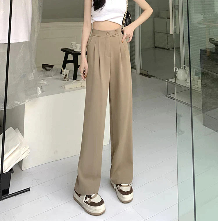 Levoire | pantalons larges pour femmes Khaki