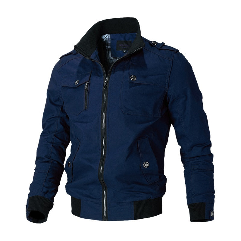 Levoire | Veste De Plein Air Avec Fermeture Éclair Parfaite Bleu