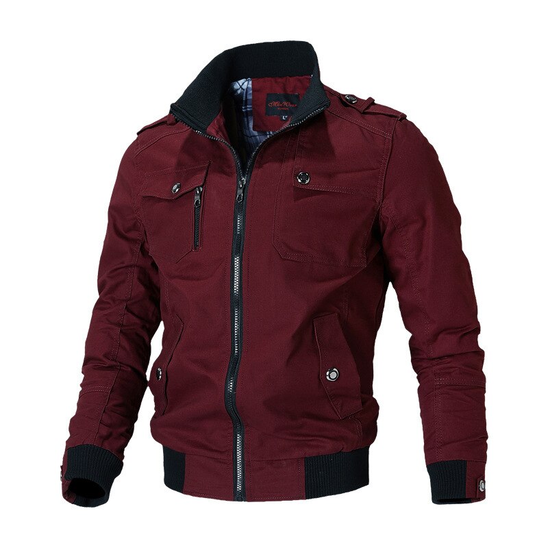 Levoire | Veste De Plein Air Avec Fermeture Éclair Parfaite Rot