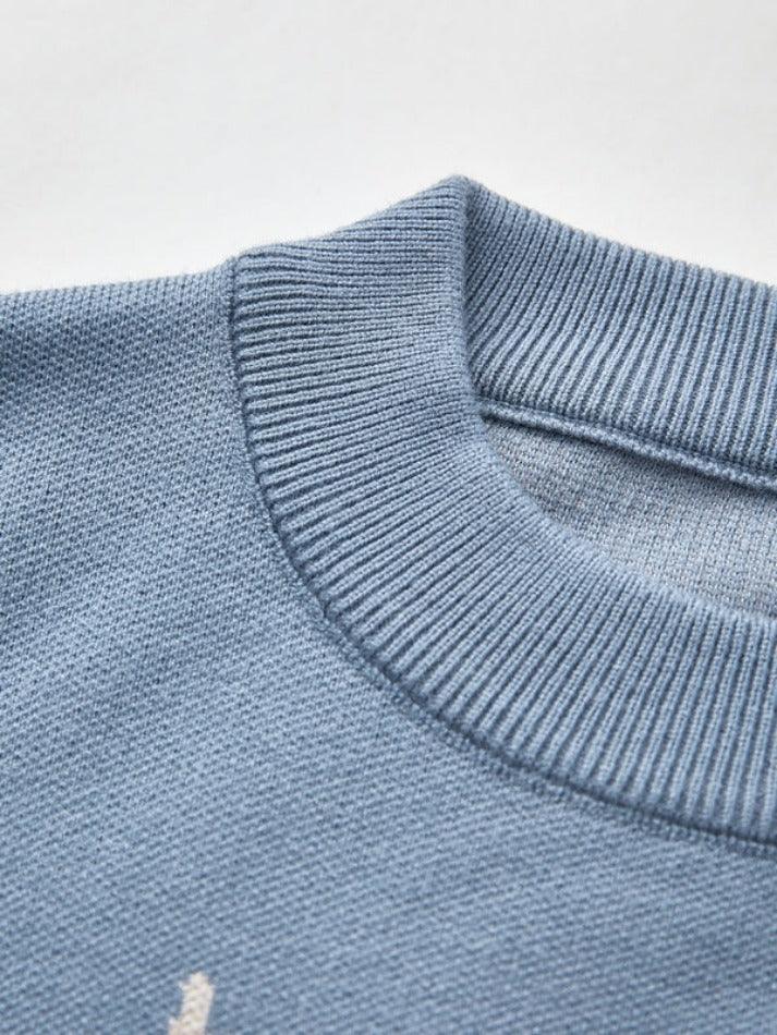 Levoire | Pull En Tricot Avec Imprimé Crâne