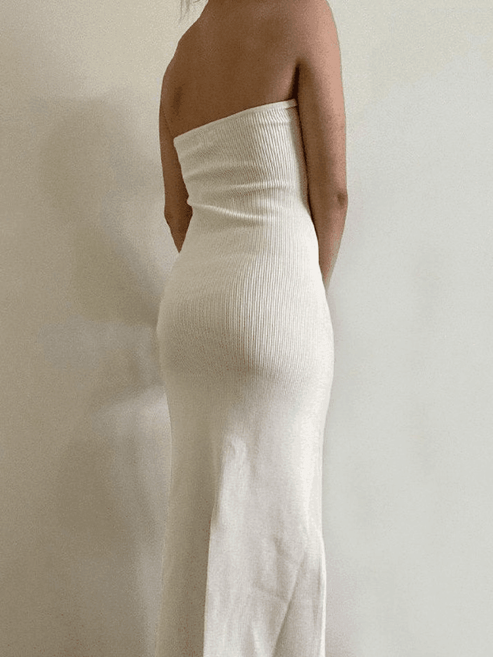 Levoire | Robe Maxi Sans Manches Twist Tricot