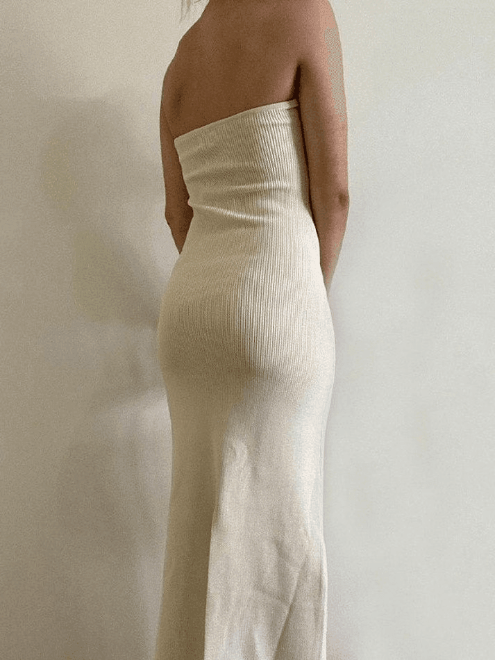Levoire | Robe Maxi Sans Manches Twist Tricot