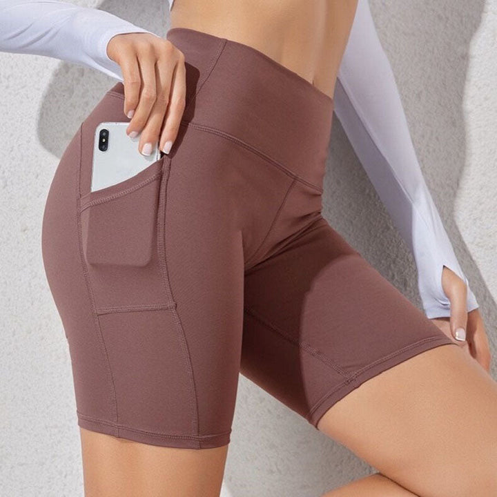 Levoire | Short De Gym Un Short Sexy Et Joli, Près Du Corps, Avec Des Poches Rose S