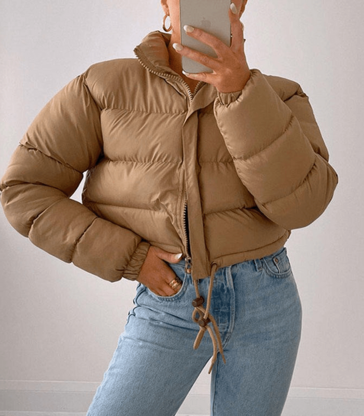 Levoire | Doudoune Avec Cordon De Serrage Khaki