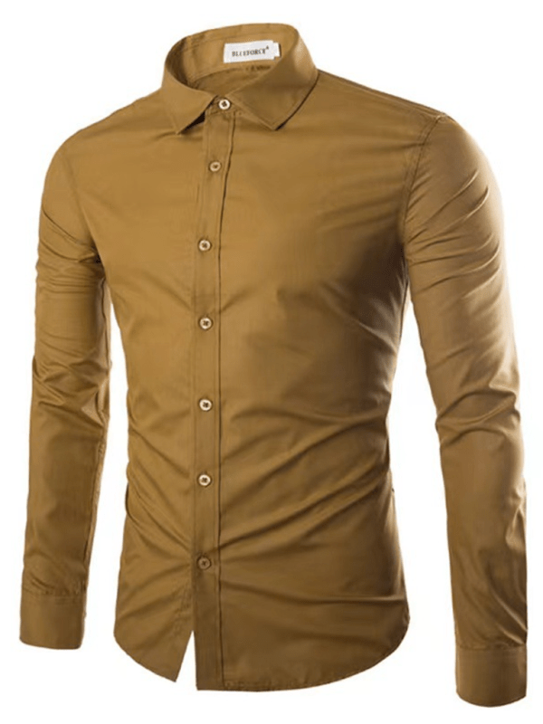 Levoire | Chemise Slim Sans Repassage Homme Khaki