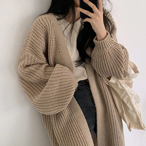 Levoire | Surdimensionné Cardigan Avec Imprimé En Câble